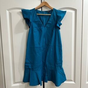 J. CREW MERCANTILE Blue VNeck Dress